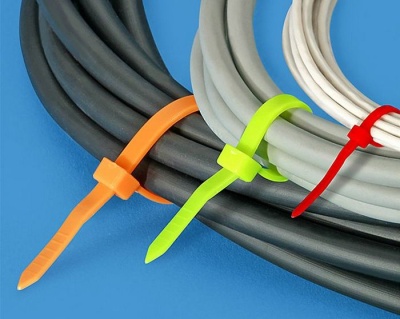 Стяжки нейлоновые 4.8x250мм хомуты 100шт.черные